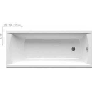 Ванна прямоугольная акриловая Ravak Classic